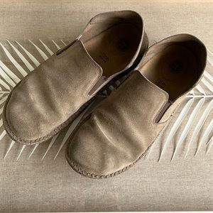 BIRKENSTOCK Brown Leather Slippers